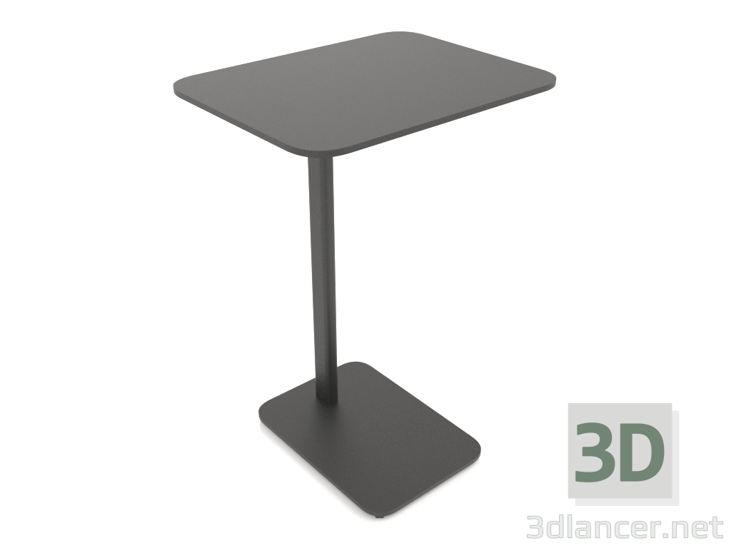 3d model MONO rectangular bedside table (perpendicular to the base, 45x35x65) - preview