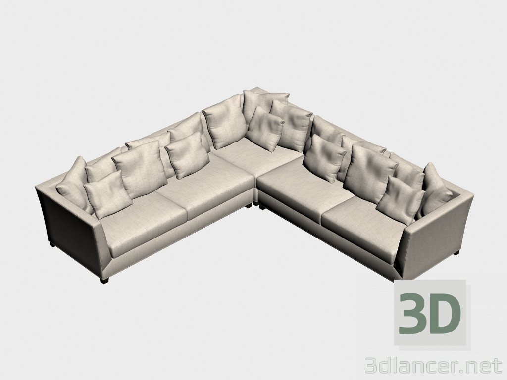 3d model Sofa Victory (corner, 311x307) - preview