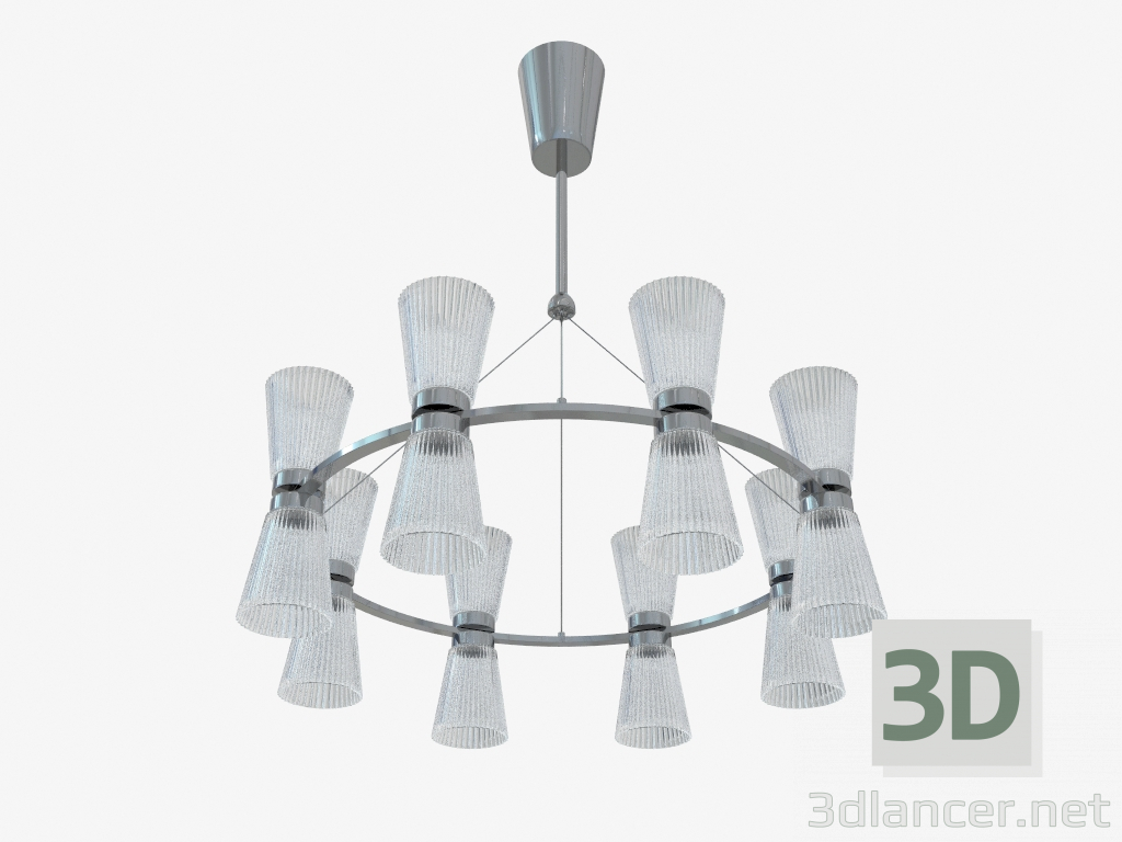 modello 3D Fixture (Chandelier) Grana (4013 81L) - anteprima