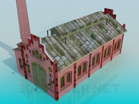 3D modeli Fabrika - önizleme