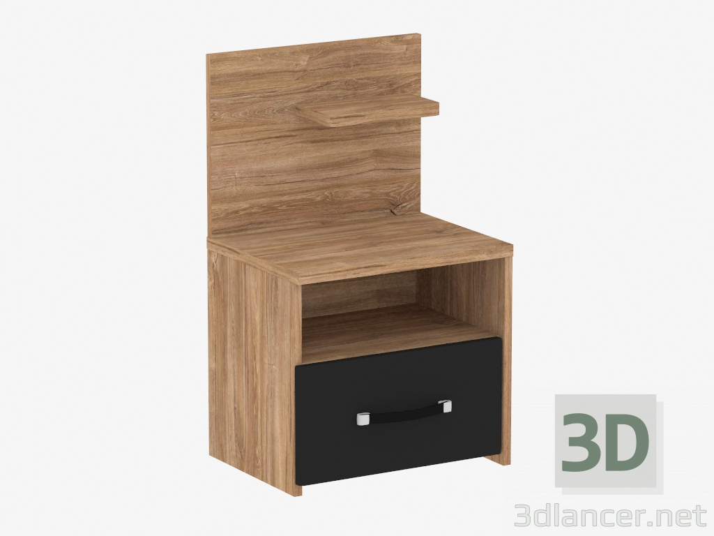 3d model Bedside table 1S (TYPE MOAK02L) - preview
