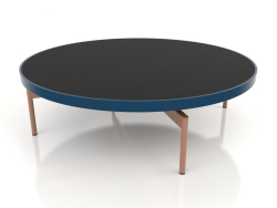 Round coffee table Ø120 (Grey blue, DEKTON Domoos)