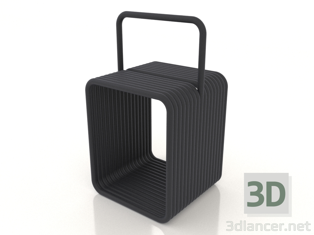3D modeli Yüksek ahşap (gri) - önizleme