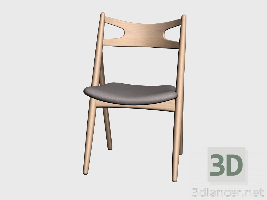3D Modell Stuhl (CH29) - Vorschau