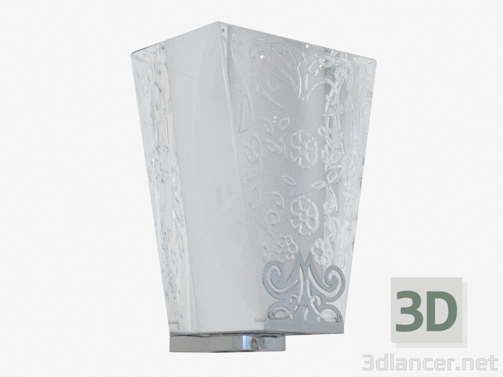 modello 3D Lampada da parete D69 D01 00 - anteprima