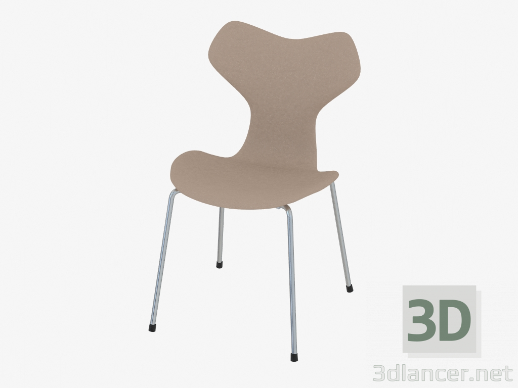 3D Modell Stuhl mit Lederpolster Grand Prix - Vorschau