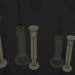 3d Medical syringes model buy - render