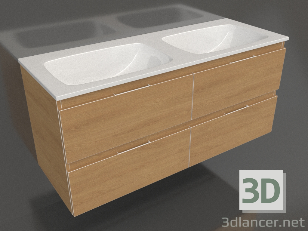 3d model Hanging cabinet 120 cm (ACC0112DZ) - preview