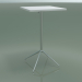 modèle 3D Table carrée 5713, 5730 (H 105 - 59x59 cm, étalée, Blanc, LU1) - preview