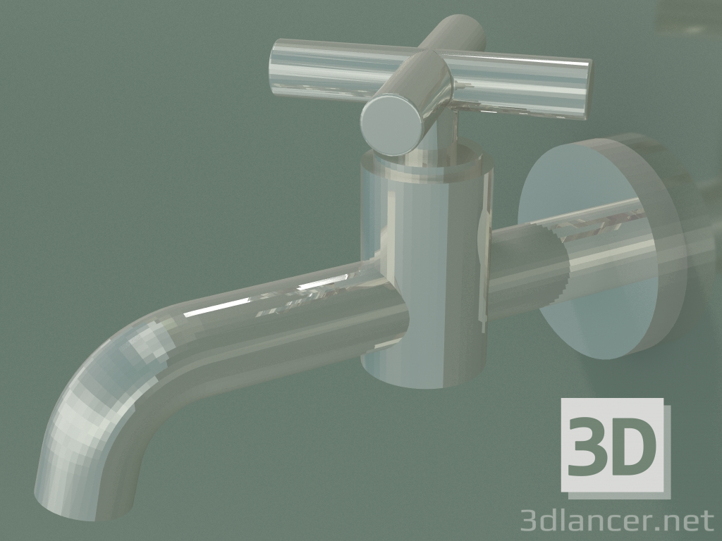 3d model Wall mounted cold water mixer (30 010 892-080010) - preview