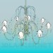 3d model Chandelier with have formed - preview