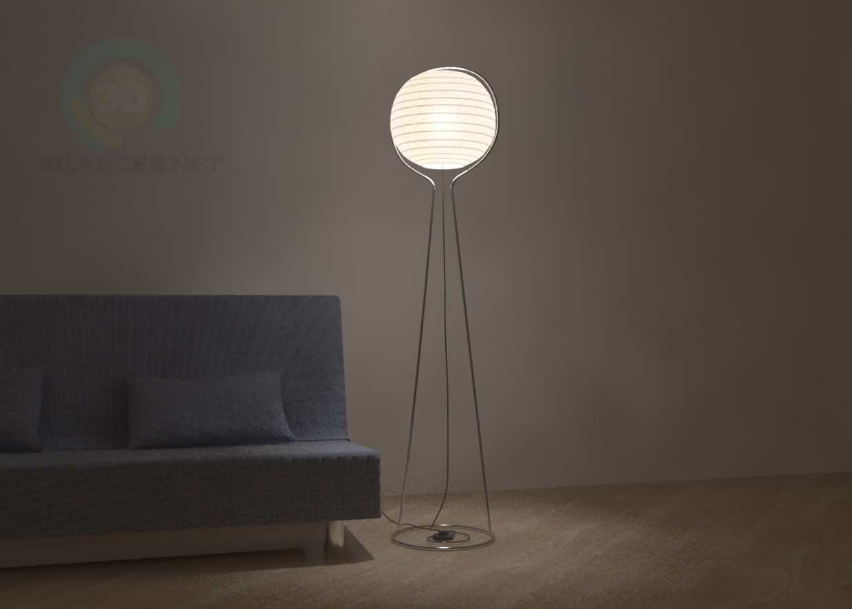 Modelo 3d ВЭТЕ lâmpada IKEA - preview