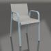 Modelo 3d Cadeira de jantar (cinza azul) - preview