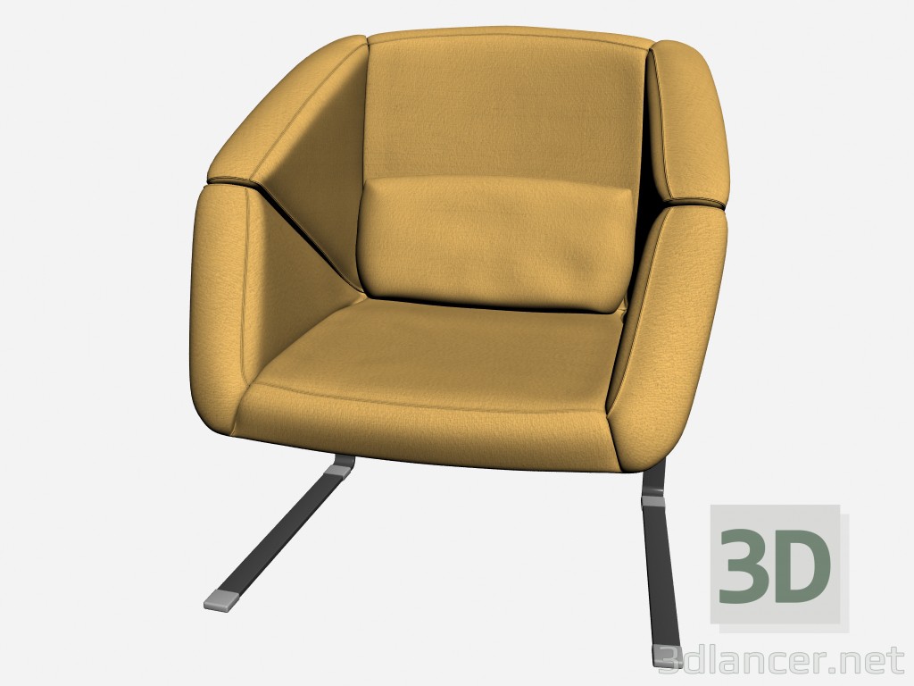modèle 3D Chaise de salle à manger de GILDA - preview