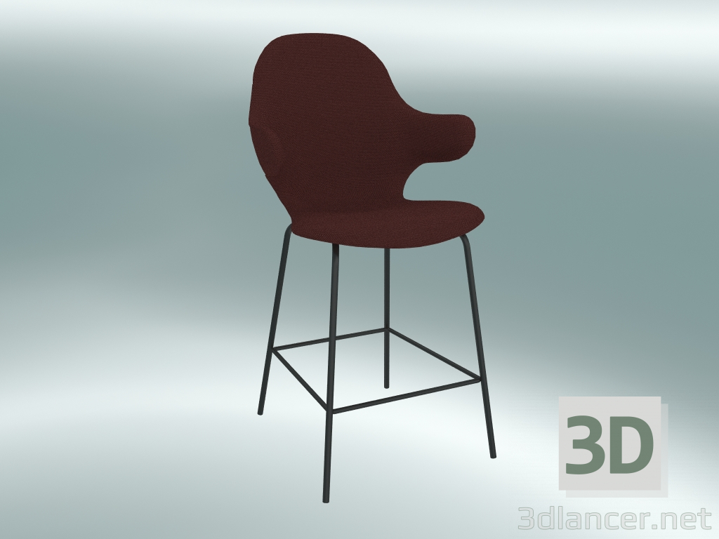 modèle 3D Tabouret de bar Catch (JH16, 63x58 H 107 cm, Steelcut - 655) - preview