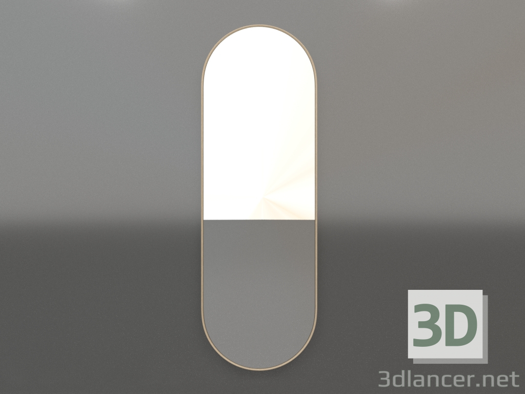 modèle 3D Miroir ZL 14 (604х1800, bois blanc) - preview