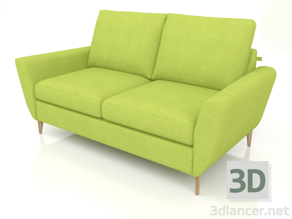 3D modeli Ev düz 3 kişilik katlanır kanepe - önizleme