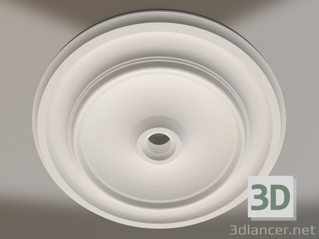 modello 3D Presa da soffitto in cartongesso RP 004 P=350 - anteprima