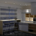 3D Ada, modern minimalist tarzı ile mutfak modeli satın - render