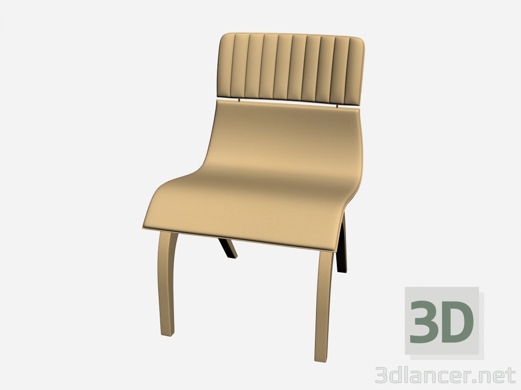 3 डी मॉडल कुर्सी armrests हरमन के बिना - पूर्वावलोकन