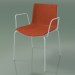 3d model Chair 0458 (4 legs with armrests and front trim, polypropylene PO00101, V12) - preview