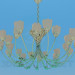 3d model Chandelier with tulips - preview