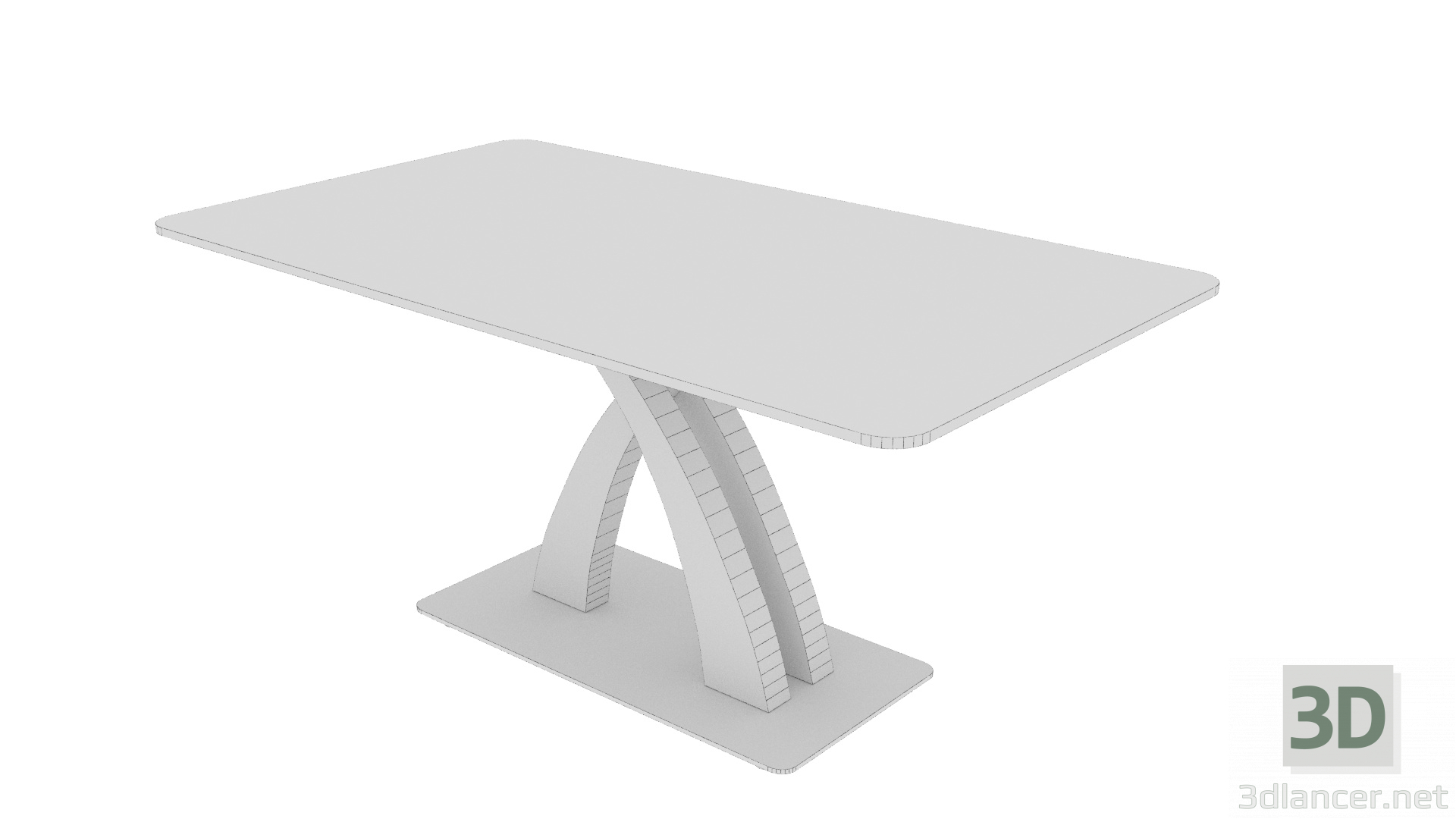 3 डी खाने की मेज मॉडल खरीद - रेंडर