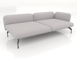 Sofa module 2.5 seater deep with armrest 85 on the right