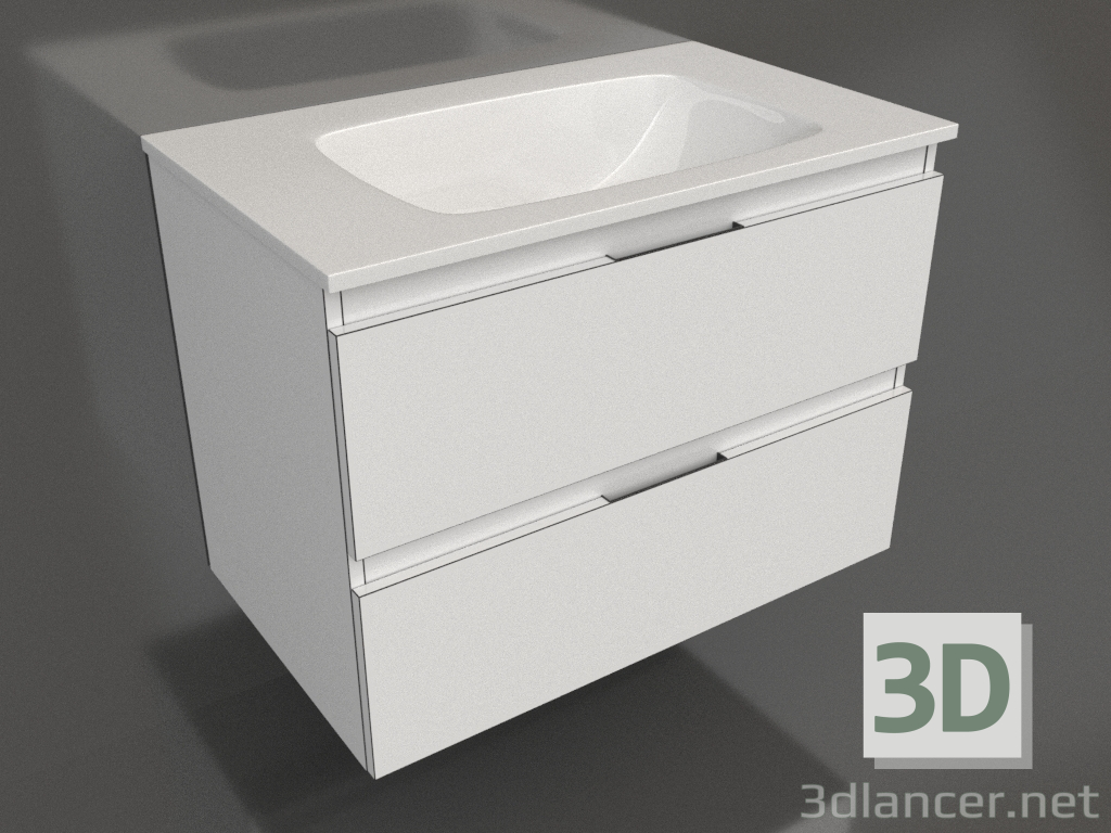 3d model Hanging cabinet 75 cm (ACC0175W) - preview