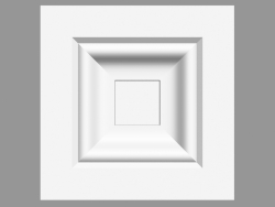 Декоративний елемент (дверне обрамлення) D200 (9.6 x 9.6 x 3 cm)