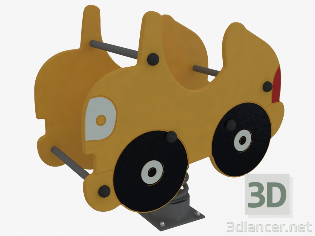modèle 3D Taxi terrain de jeu à bascule (6135) - preview