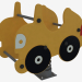 3D modeli Sallanan Çocuk Bahçesi Taksi (6135) - önizleme