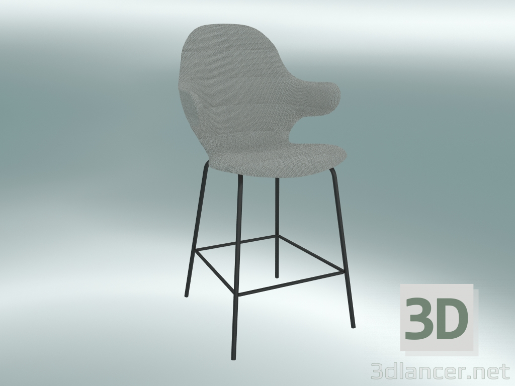 3d model Bar stool Catch (JH16, 63x58 H 107cm, Jacquared - Neutral) - preview