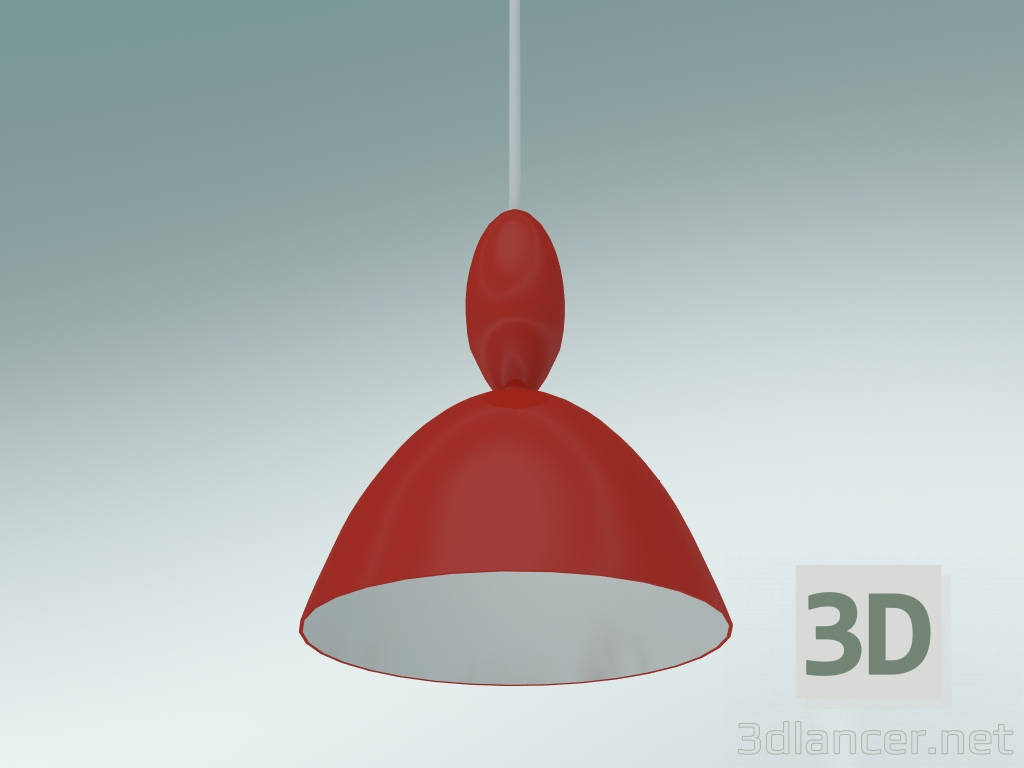 3d model Lámpara colgante Mhy (Rojo) - vista previa