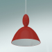 3d model Pendant lamp Mhy (Red) - preview