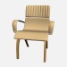 3 डी मॉडल हरमन की कुर्सी armrests के साथ - पूर्वावलोकन