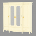 3d model Four-door wardrobe with three drawers NFR2244_1 - preview