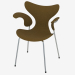 3d model Chair with textile upholstery Lily (green) - preview