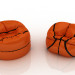 3d Крісло баскетбольний м'яч модель купити - зображення