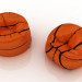 3d Крісло баскетбольний м'яч модель купити - зображення