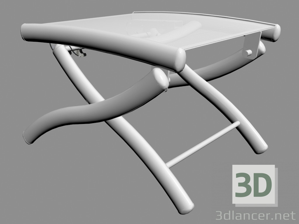 3d модель Складной стул – превью