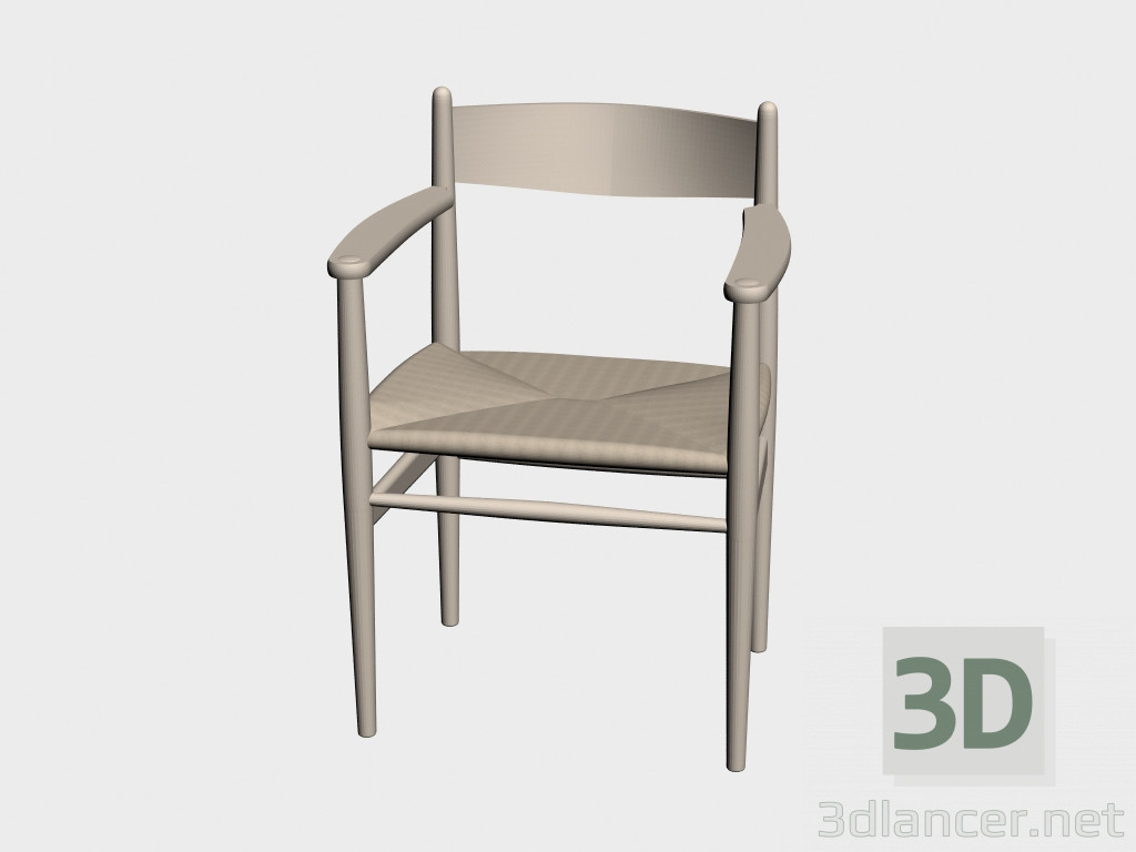 3D modeli Sandalye (ch37) - önizleme