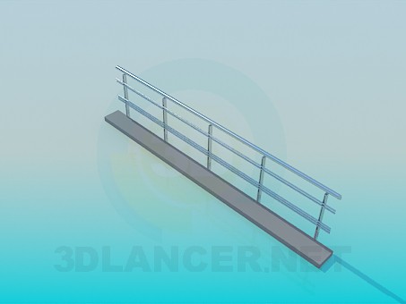 modèle 3D Balustrade - preview