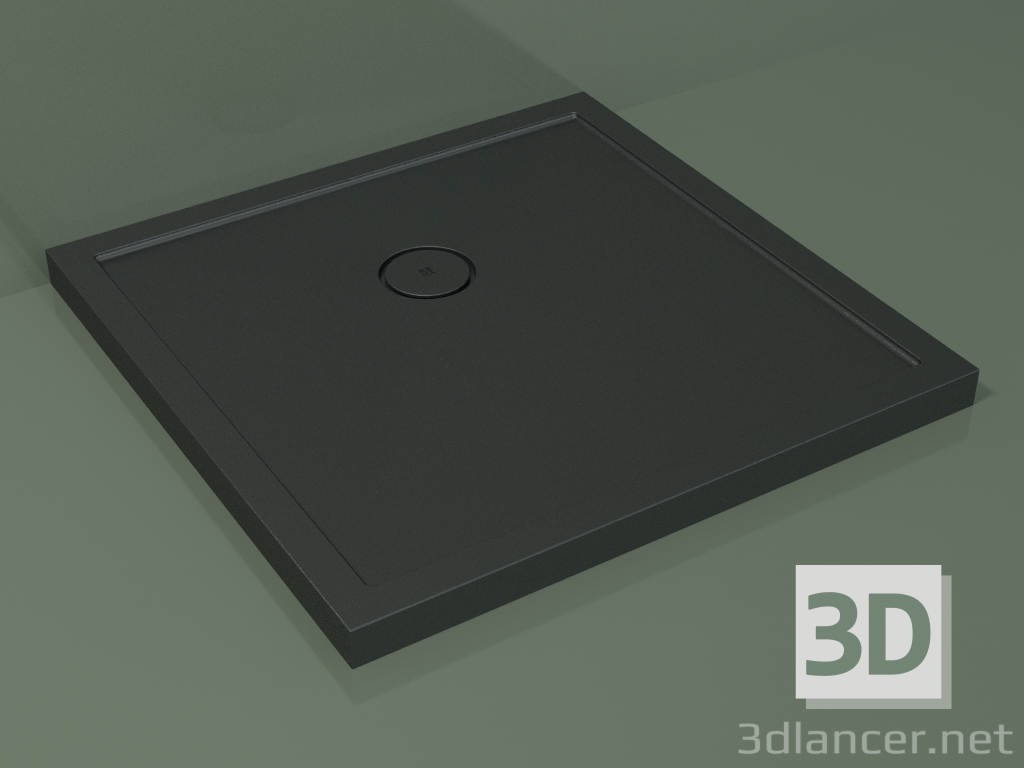 modèle 3D Receveur de douche Medio (30UM0130, Deep Nocturne C38, 90x90 cm) - preview