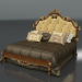 3D modeli Çift kişilik yatak (art. 13201) - önizleme