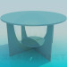 3d модель Круглий стіл з поличкою – превью