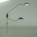 modello 3D Lampada da parete Collet 2 lampade (nero) - anteprima