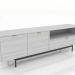 modèle 3D Meuble TV 1800 mm (blanc RAL 9010) - preview