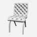 3D Modell Stuhl ohne Armlehnen HERMAN CAPITONNE - Vorschau