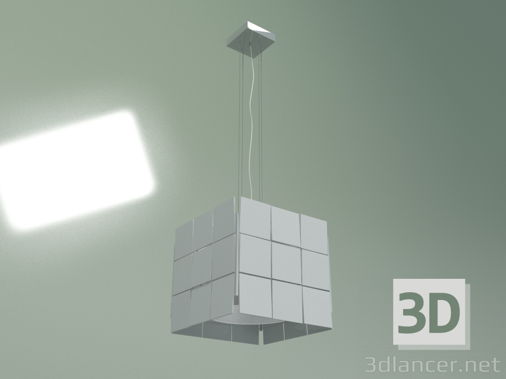 modèle 3D Lampe à suspension Cubrik - preview